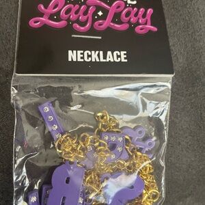 Nickelodeon Lay Lay Necklace in Purple and Gold